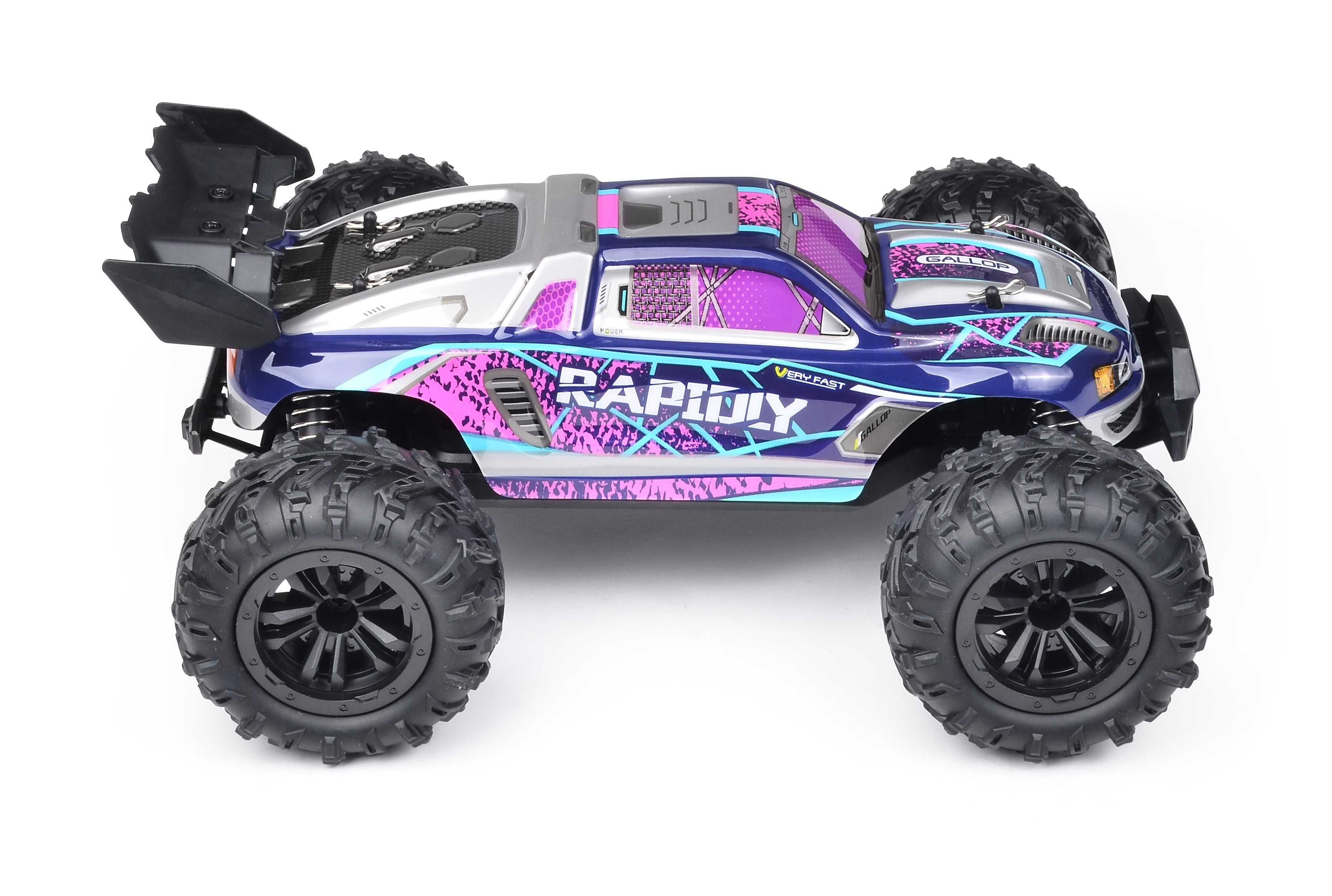 Rapidly: The Durable Speedster RC Car (38 KM/H) with Optional Additional Battery Upgrade Rapidly: The Durable Speedster RC Car (38 KM/H) with Optional Additional Battery Upgrade